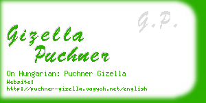 gizella puchner business card